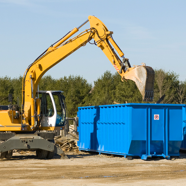 are there any restrictions on where a residential dumpster can be placed in Gardner WI